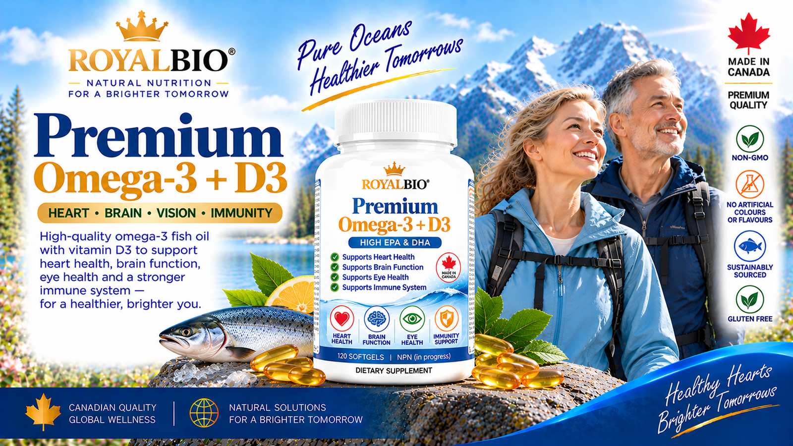 Premium Omega-3 + D3